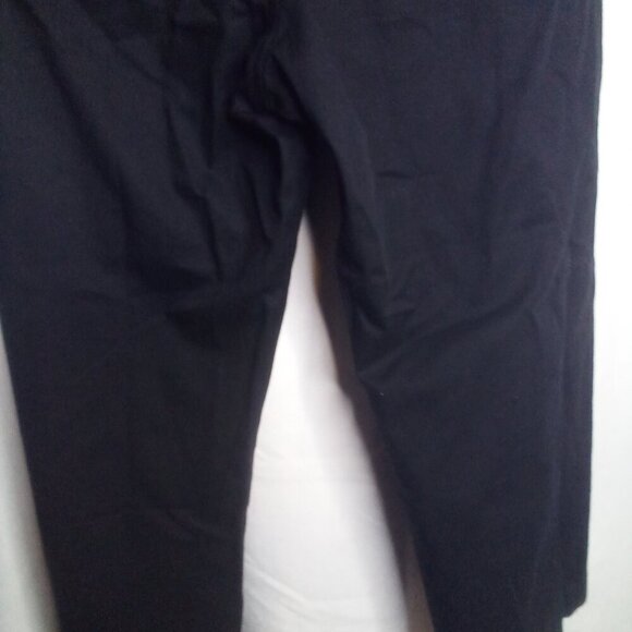 Merona Cropped Pants 10 Fit 1 Below Waist Relaxed Hip Black - Picture 2 of 14